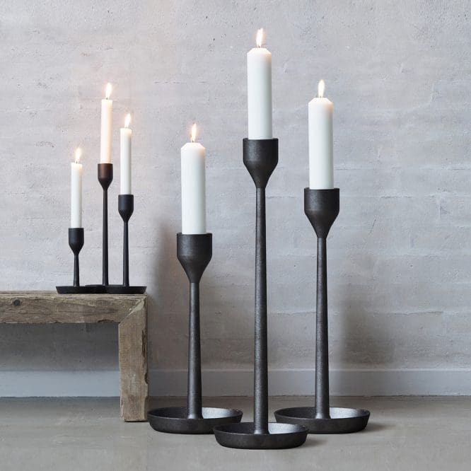 Candle Holder in Black Colour - Image 3