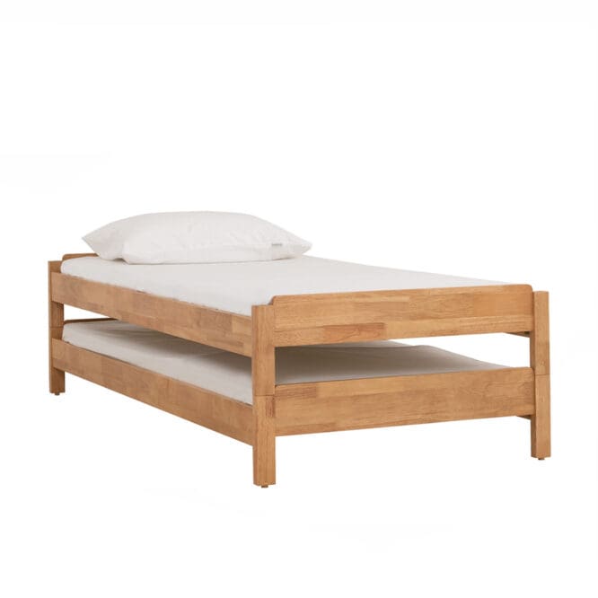 Hildo Solid Wood Single Bed Frame - Image 2