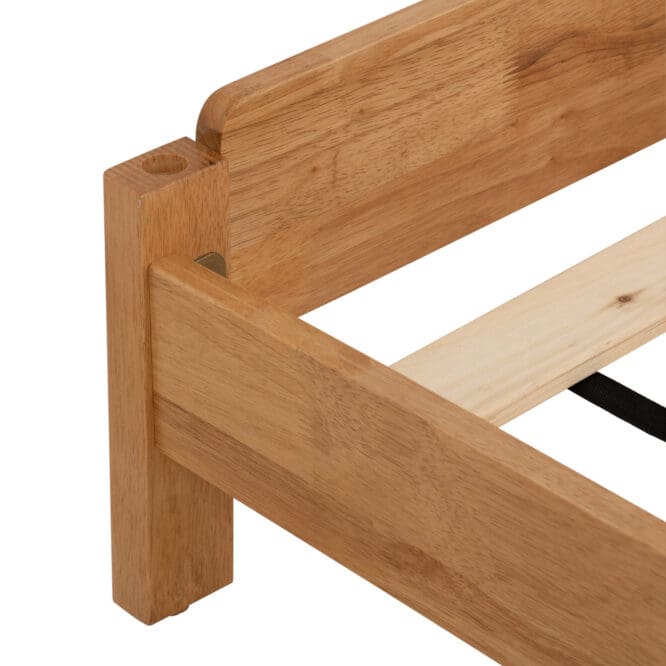 Hildo Solid Wood Single Bed Frame - Image 14