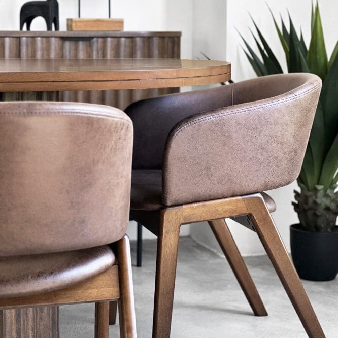 Ursula Solid Wood Dining Set (1 + 4) - Image 5
