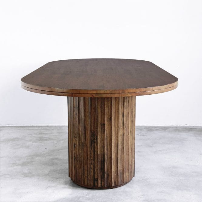 Ursula Solid Wood Dining Set (1 + 4) - Image 8