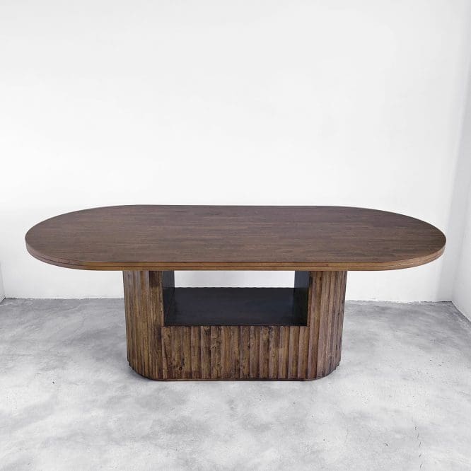 Ursula Solid Wood Dining Set (1 + 4) - Image 12