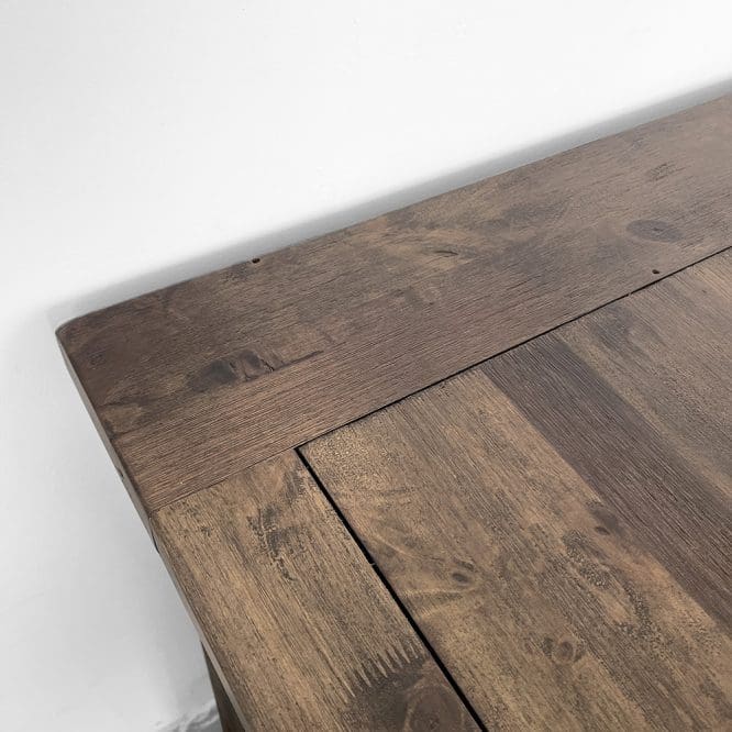 Clayton Rustic Solid Wood Dining Table (1.8M) - Image 10