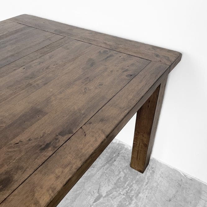 Clayton Rustic Solid Wood Dining Table (1.8M) - Image 7
