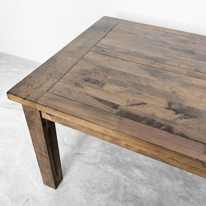 Clayton Rustic Solid Wood Dining Table (1.8M) - Image 2