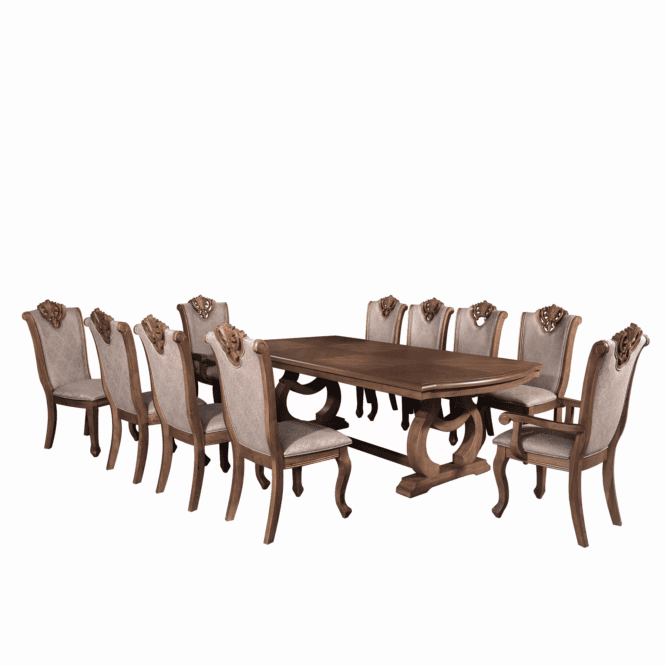 Elizabeth Solid Wood Dining Set (1 + 8/ 1 + 10)