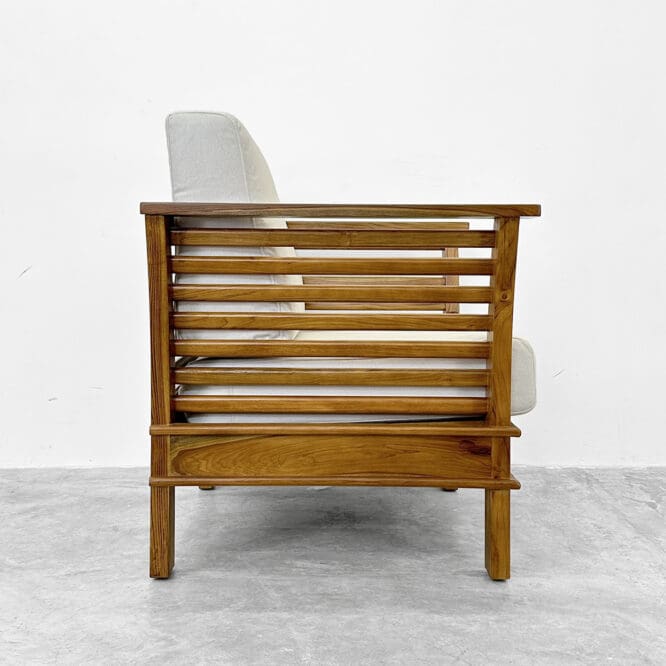 Tuah Solid Teak Wood 2 Seater Sofa - Image 20