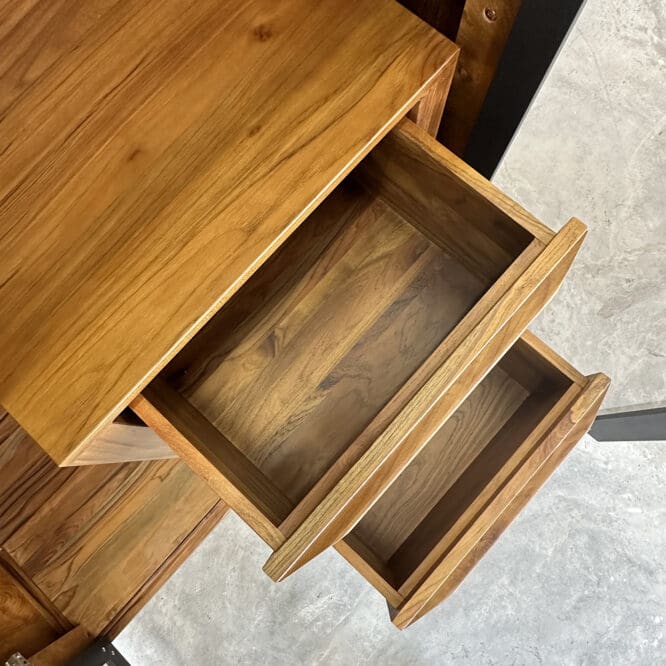 Kintamani Solid Teak Wood Wardrobe - Image 21