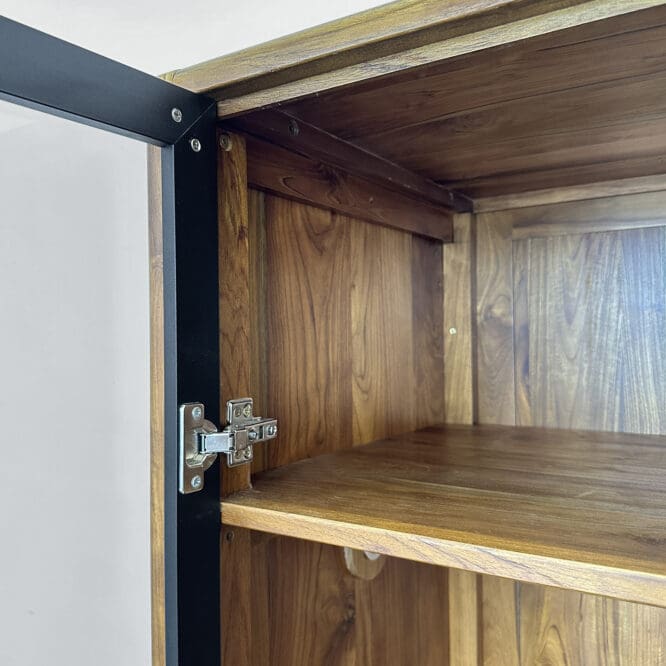Kintamani Solid Teak Wood Wardrobe - Image 12