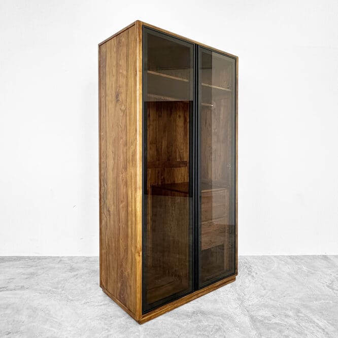 Kintamani Solid Teak Wood Wardrobe - Image 5
