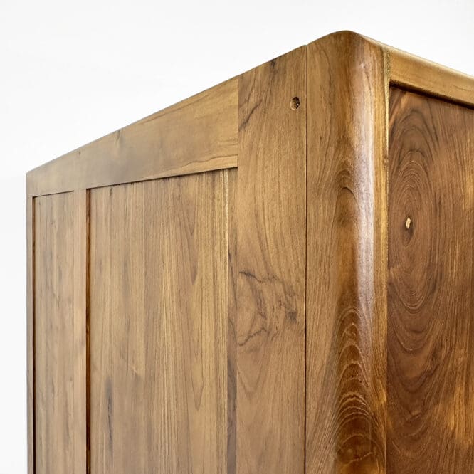 Kintamani Solid Teak Wood Wardrobe - Image 11